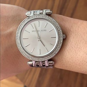 Michael Kors Darci Silver Tone Watch